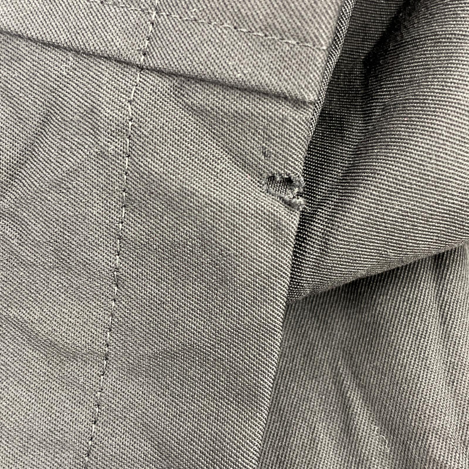 ジャケット Y’s for men シワギャバ ステンカラーコート L ブラック L ブラック