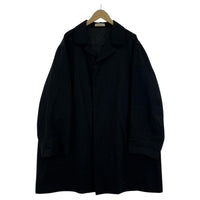 ジャケット Y’s for men シワギャバ ステンカラーコート L ブラック L ブラック