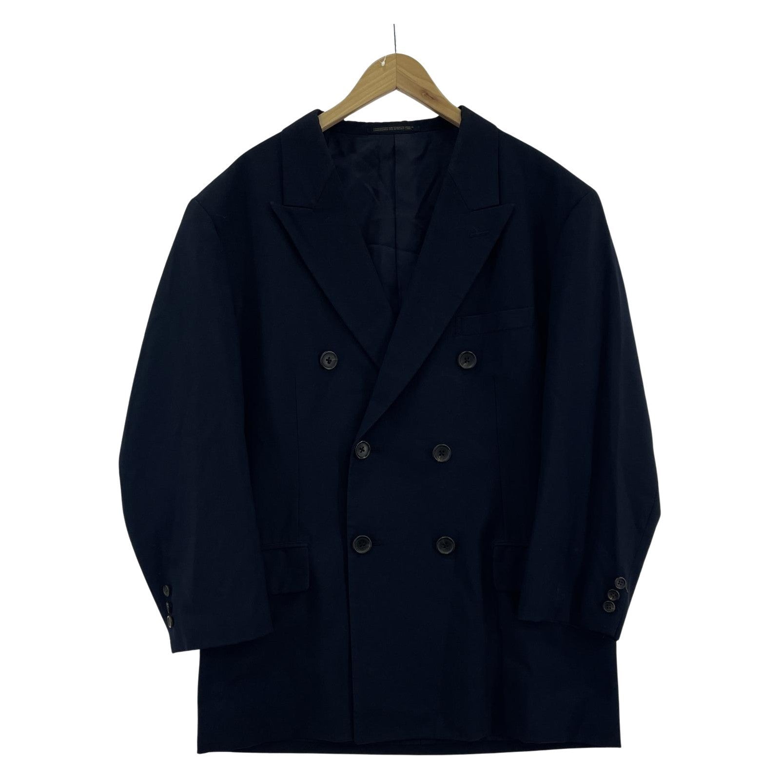 テーラードジャケット 92AW ダブルロング SizeM NVY M ネイビー