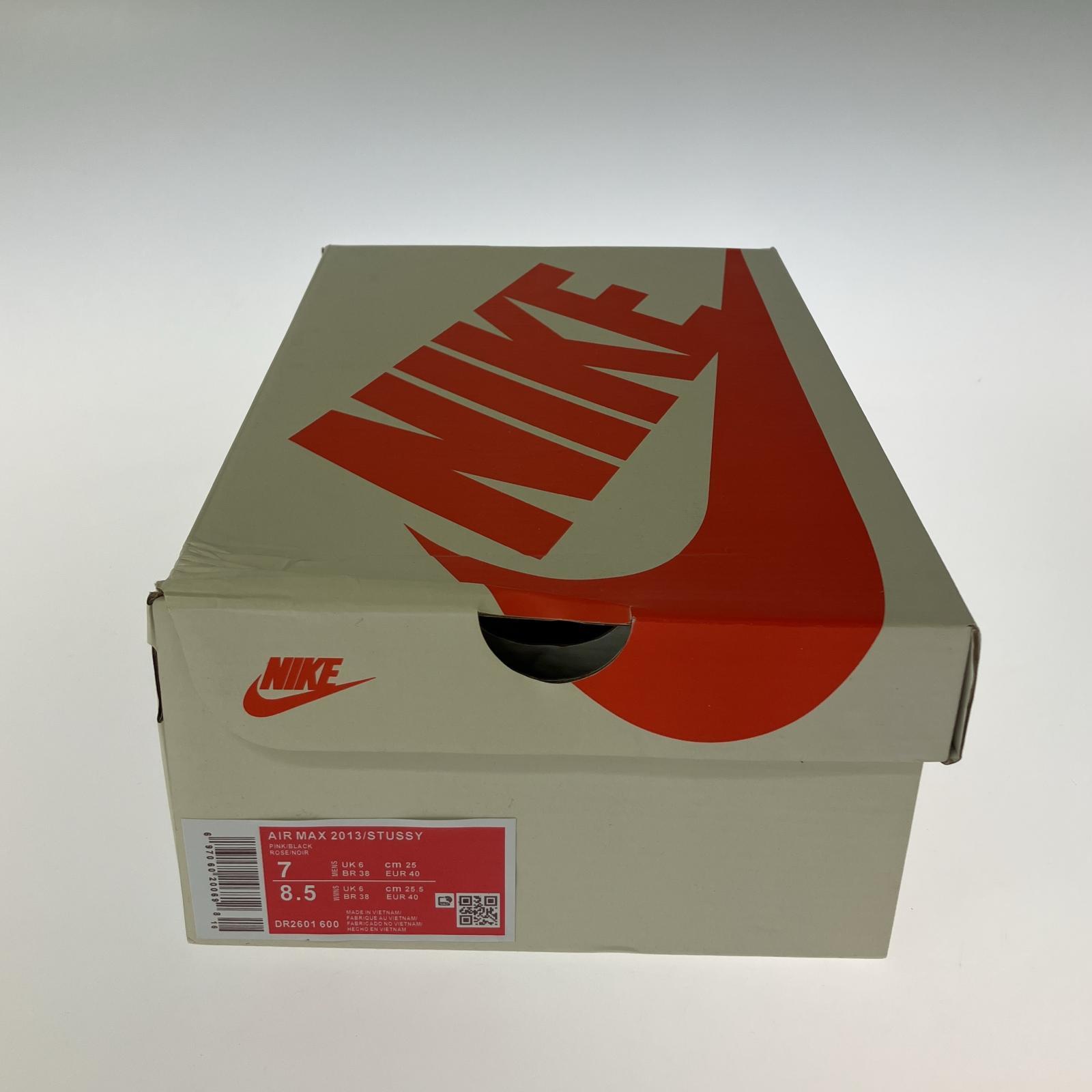 スニーカー STUSSY AIR MAX 2013 size25 DR2601-600 25cm (US7 UK6 1/2 EU40) ピンク