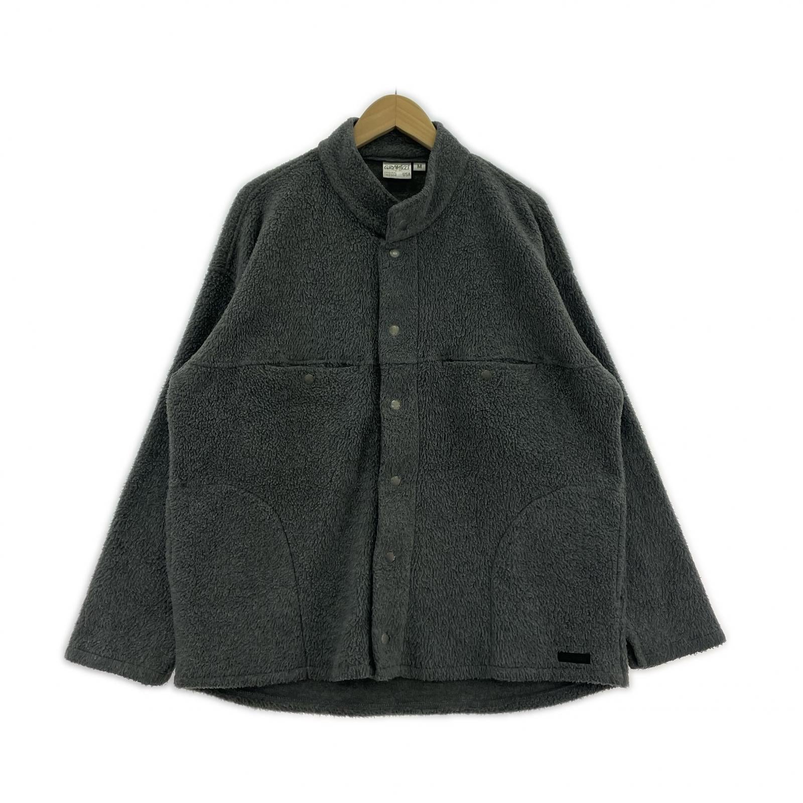 ジャケット フリースジャケット (M) M グレー