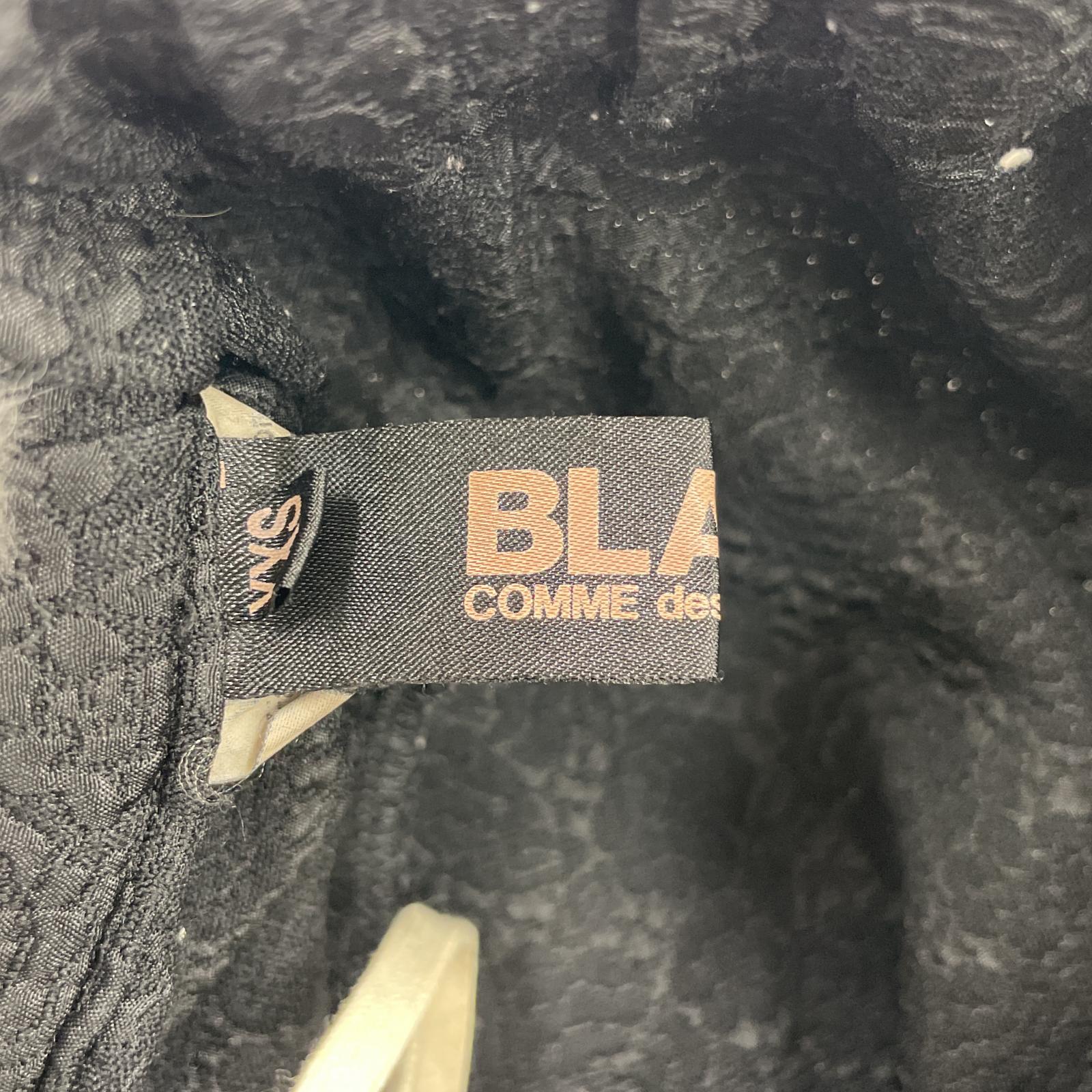 ロングスカート BLACK COMME des GARCONS 総柄ロングスカート 黒 XXS ブラック
