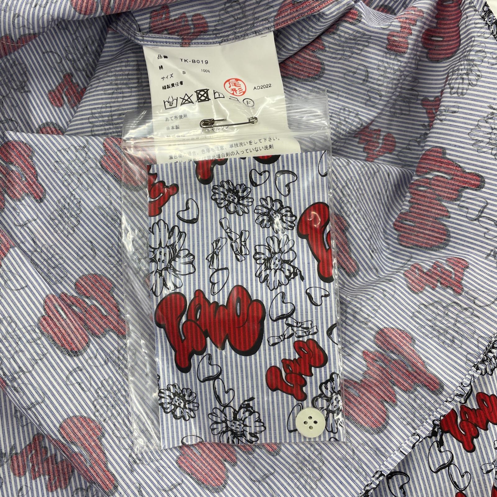 長袖シャツ tao comme des garcons SHUNSUDO 総柄シャツ S S マルチカラー