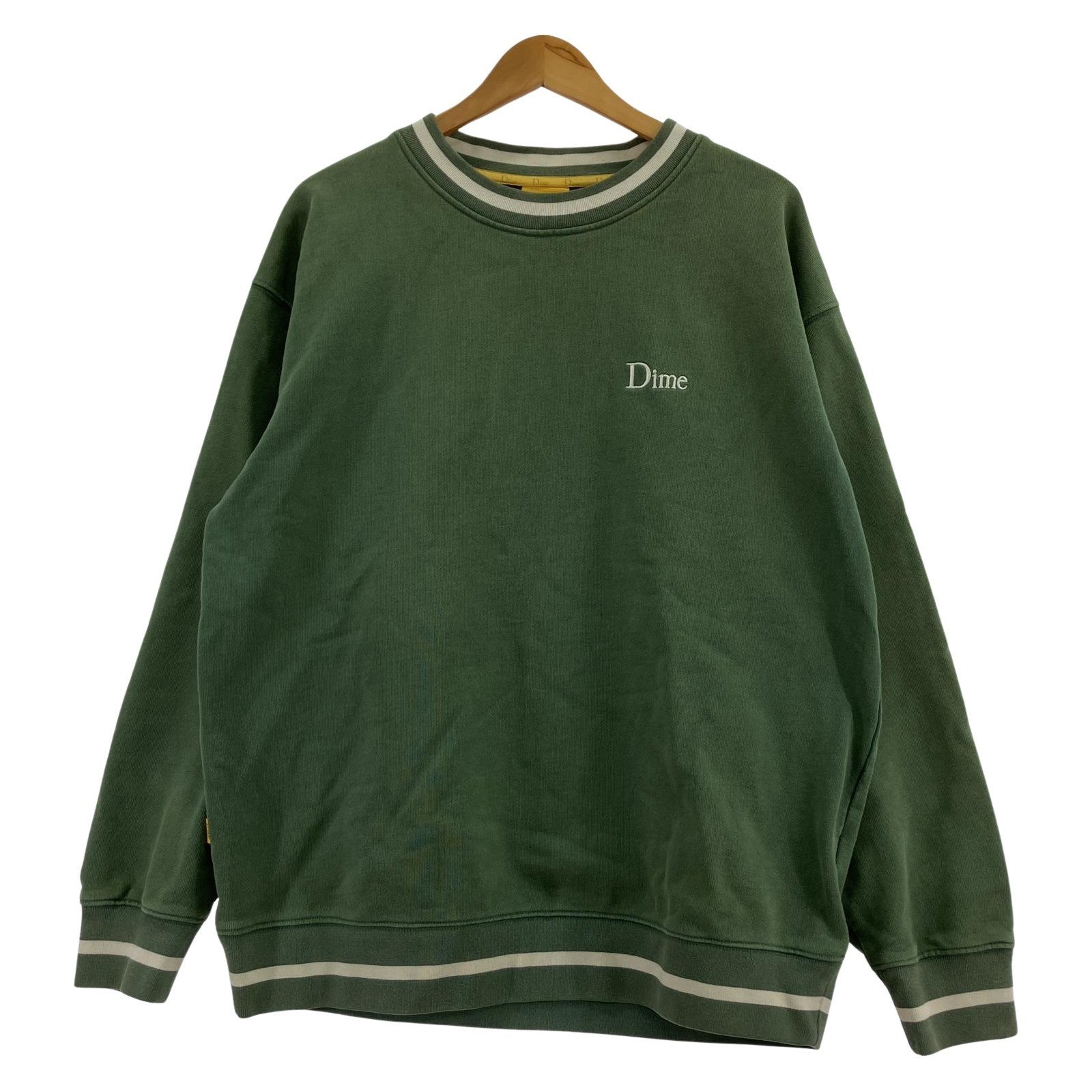 スウェット dime グリーン M グリーン