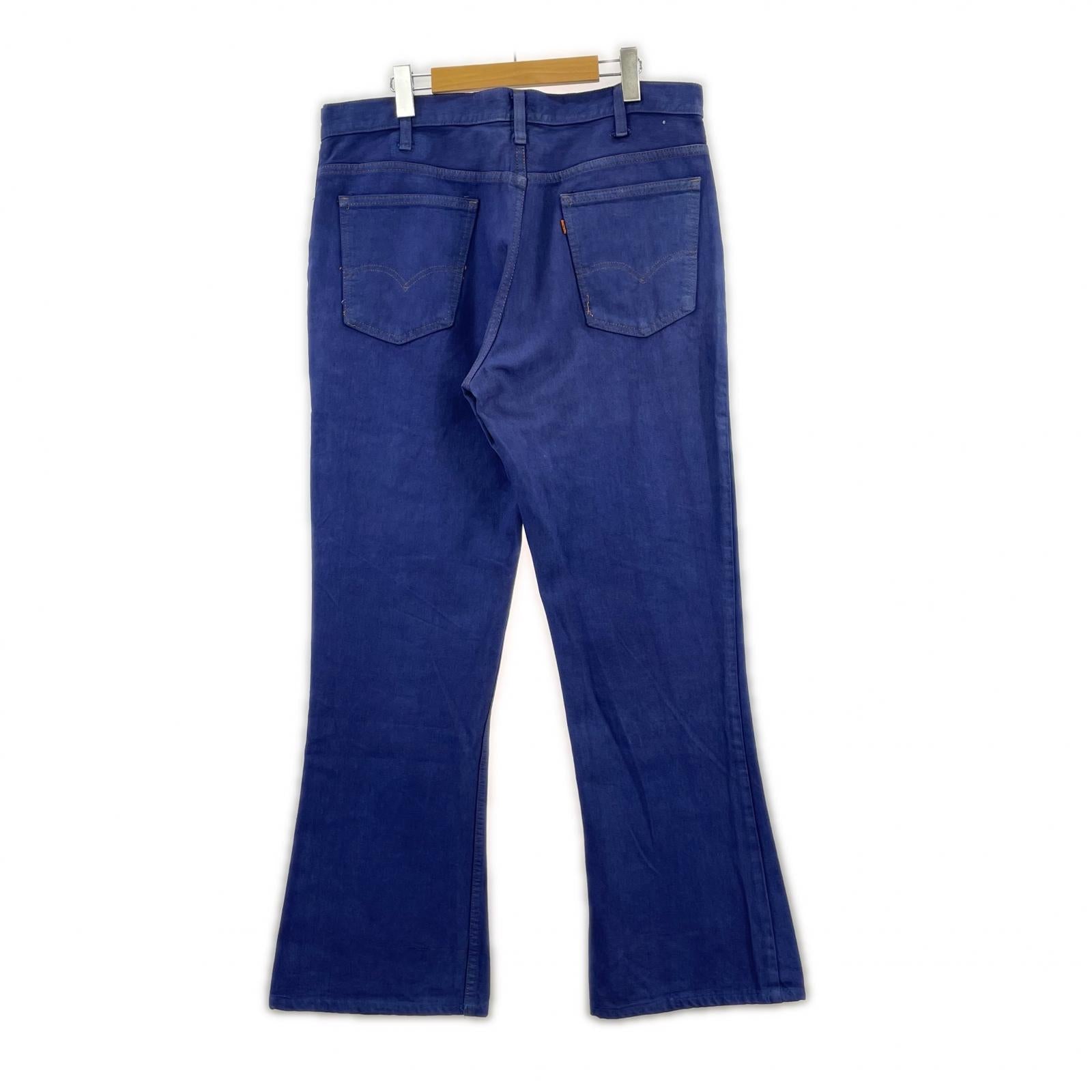 デニムパンツ 70s Levi's 646 製品染め デニムパンツ ブルー