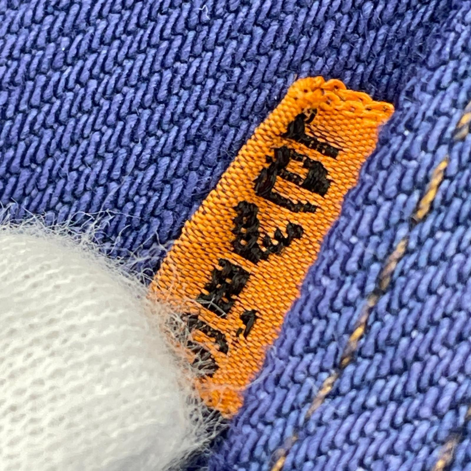デニムパンツ 70s Levi's 646 製品染め デニムパンツ ブルー