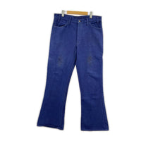 デニムパンツ 70s Levi's 646 製品染め デニムパンツ ブルー