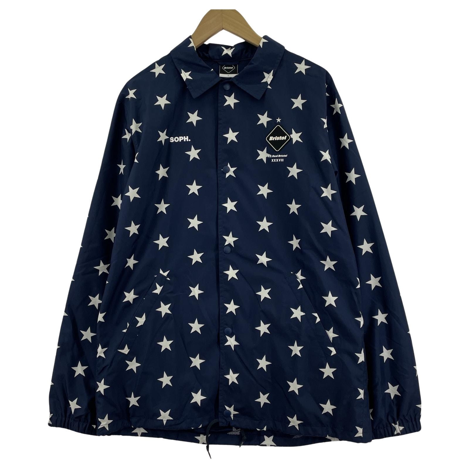 ジャケット STAR COACH JACKET/17AW L ネイビー
