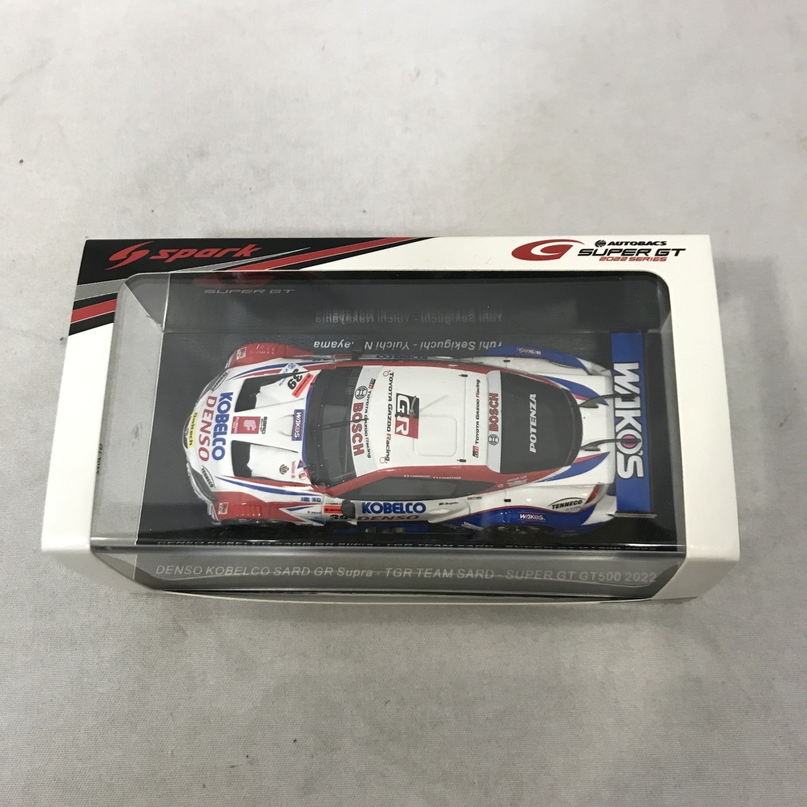 スパーク DENSOKOBELCO SARD GR Supra TGR 2022 スケールカー