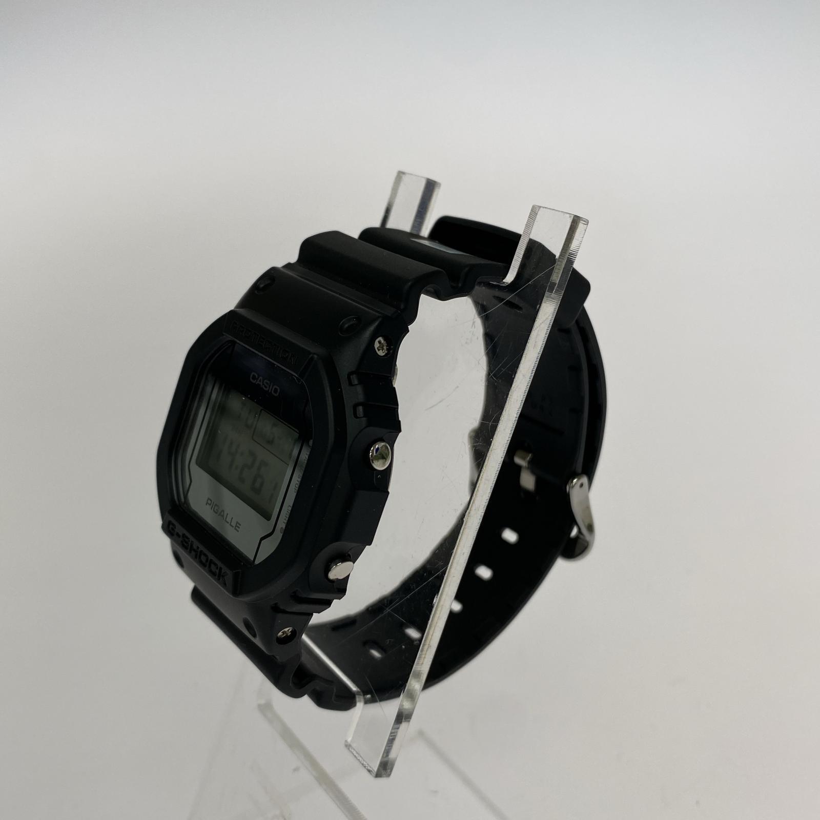 腕時計 PIGALLE DW-5600PGB デジタル QZ時計 ブラック