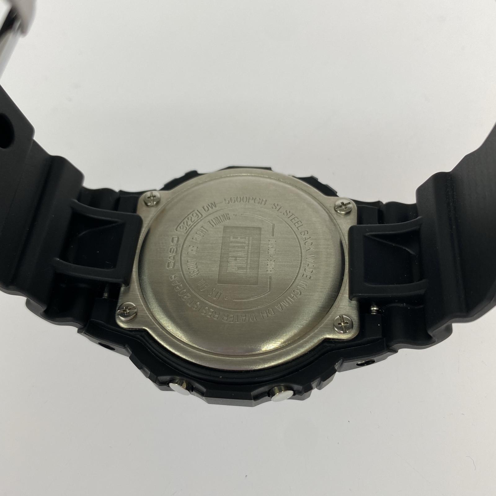 腕時計 PIGALLE DW-5600PGB デジタル QZ時計 ブラック
