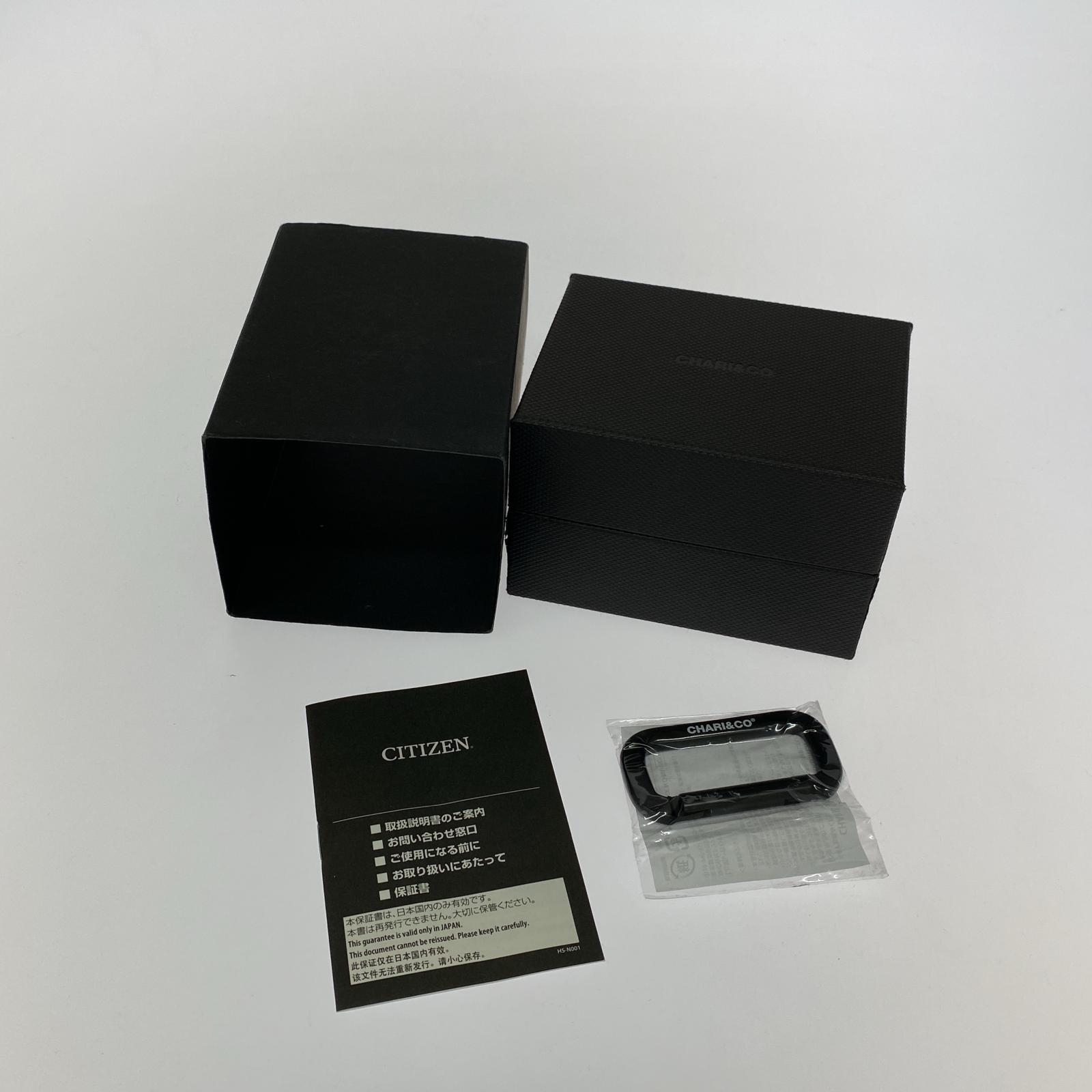 腕時計 CHARI&CORE CORD LABEL Standard ECO-DRIVE ブラック