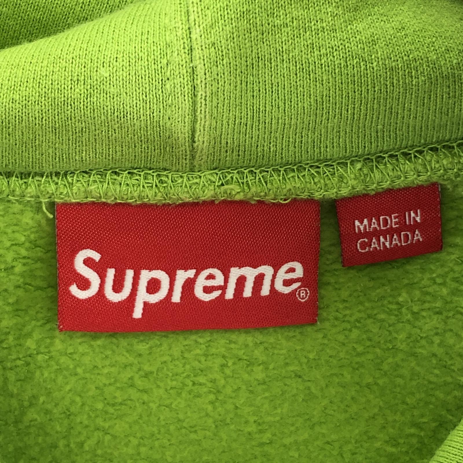 パーカー Supreme 19SS Tag Logo Hooded Sweatshirt M M グリーン