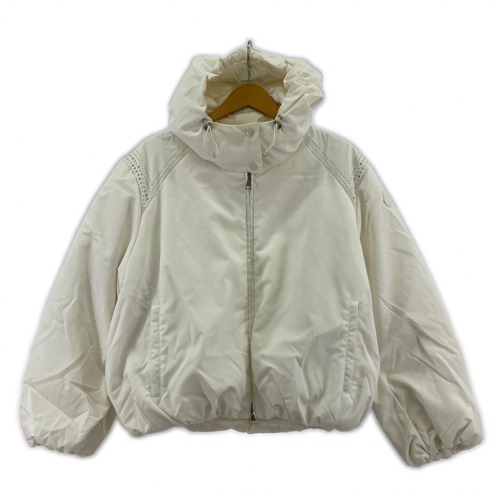 ダウンジャケット martinet embellished down jacket 0 ホワイト 0 ホワイト