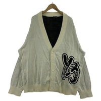 カーディガン 23SS LOGO KNIT CARDIGAN 白 (S)