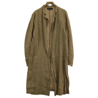 ジャケット GEOFFREY B SMALL リネン ロングコート M M ベージュ
