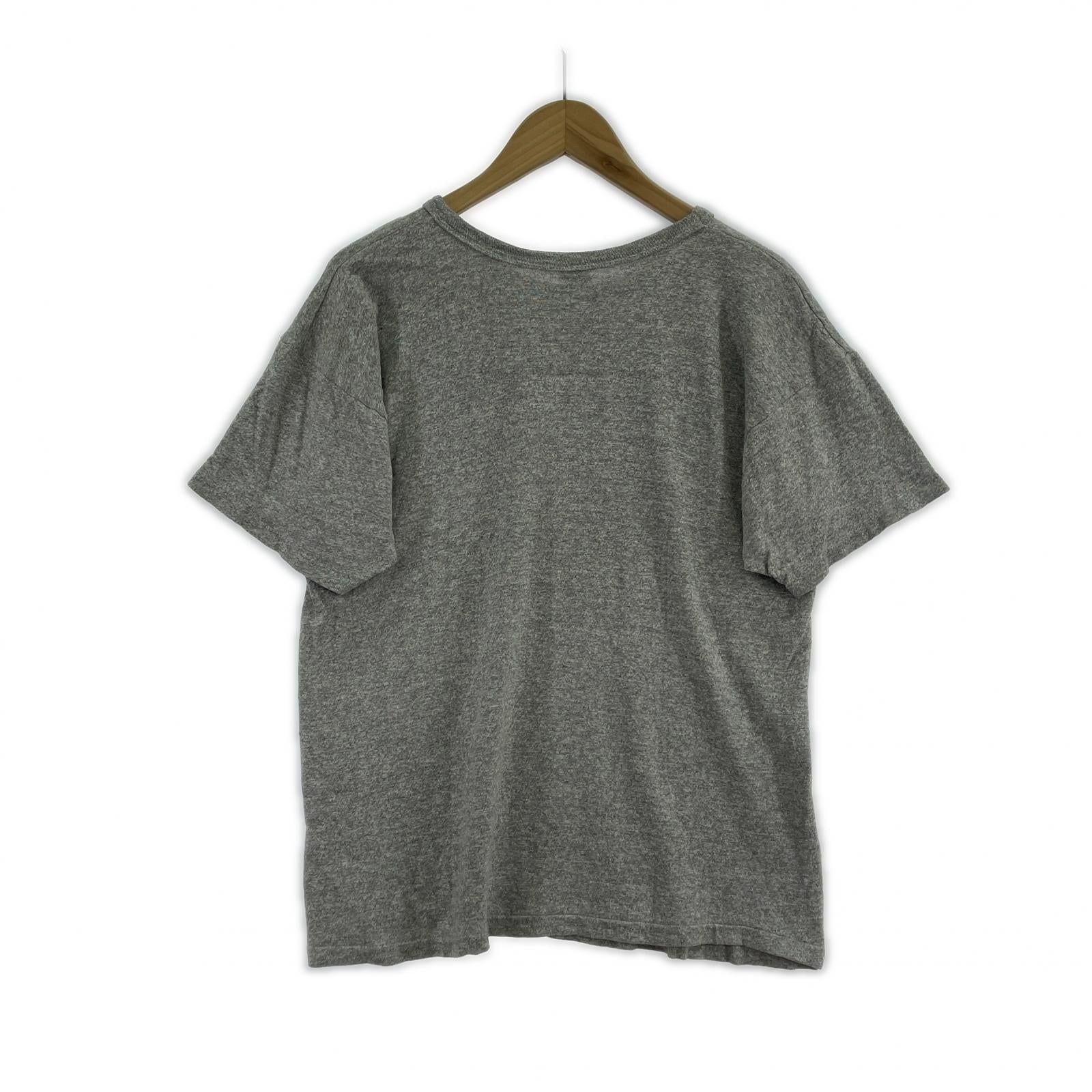 半袖Tシャツ 80s プリントTee(L)グレー USA製 L グレー