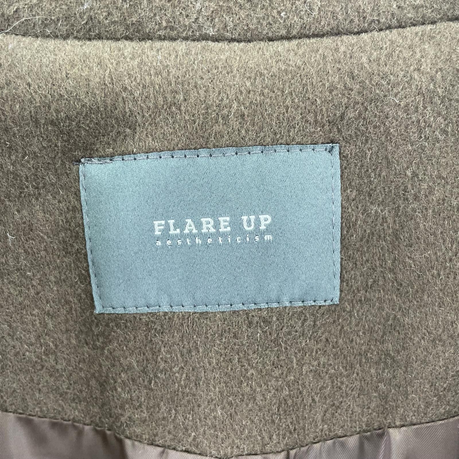 ジャケット FLARE UP トレンチコート ウール ブラウン (2) 2 ブラウン