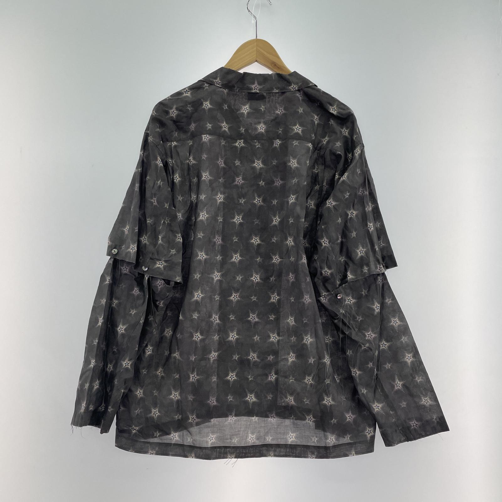 長袖シャツ FACCIES Twinkle Star textile shirts(2) グレー