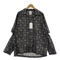 長袖シャツ FACCIES Twinkle Star textile shirts(2) グレー