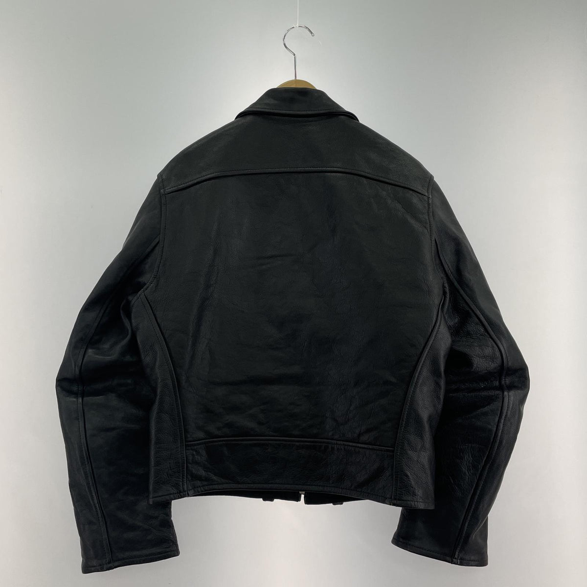 レザージャケット NEON LEATHER GARMENT スタースタッズレザージャケット ブラック
