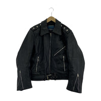 レザージャケット NEON LEATHER GARMENT シドジャン ブラック