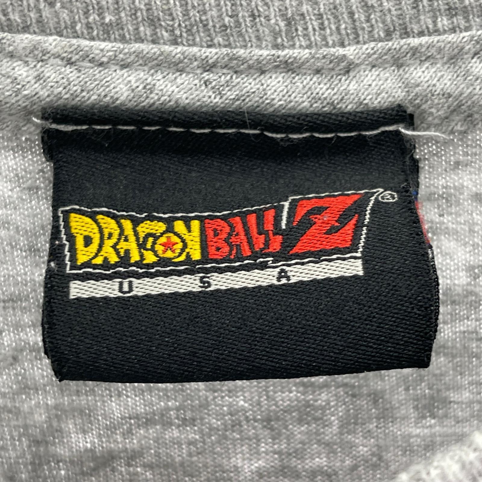 半袖Tシャツ 00s DRAGONBALL Z 悟空 ベジータ(-) グレー