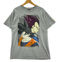 半袖Tシャツ 00s DRAGONBALL Z 悟空 ベジータ(-) グレー