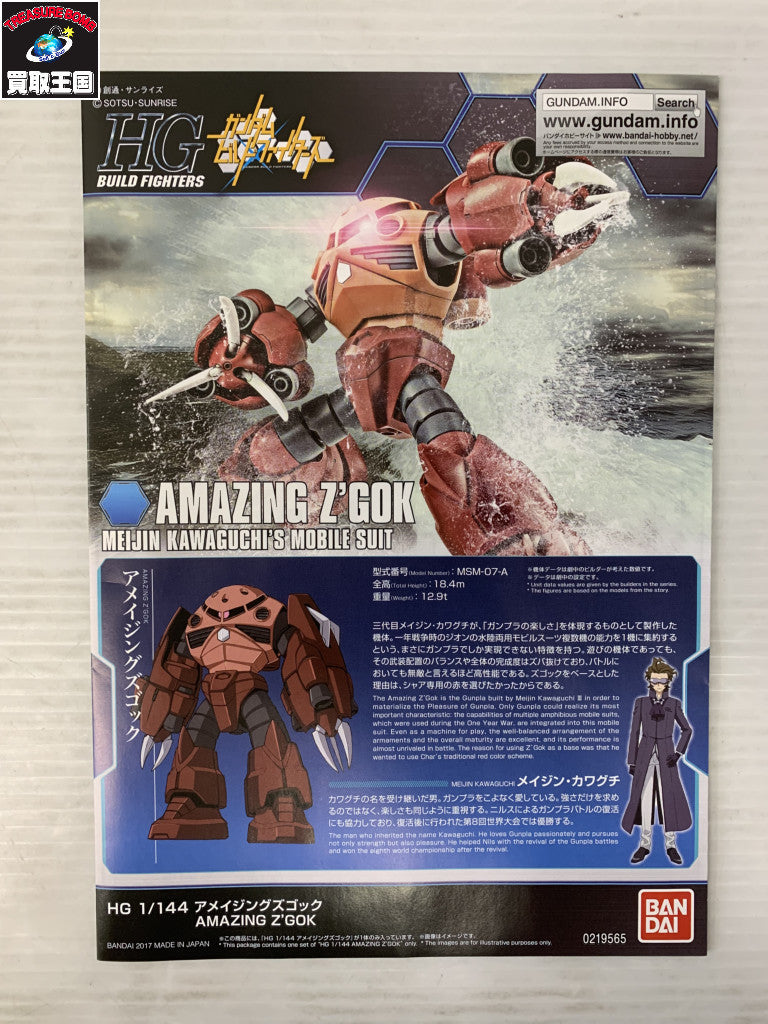 HG 1/144 アメイジングズゴック ガンプラ
