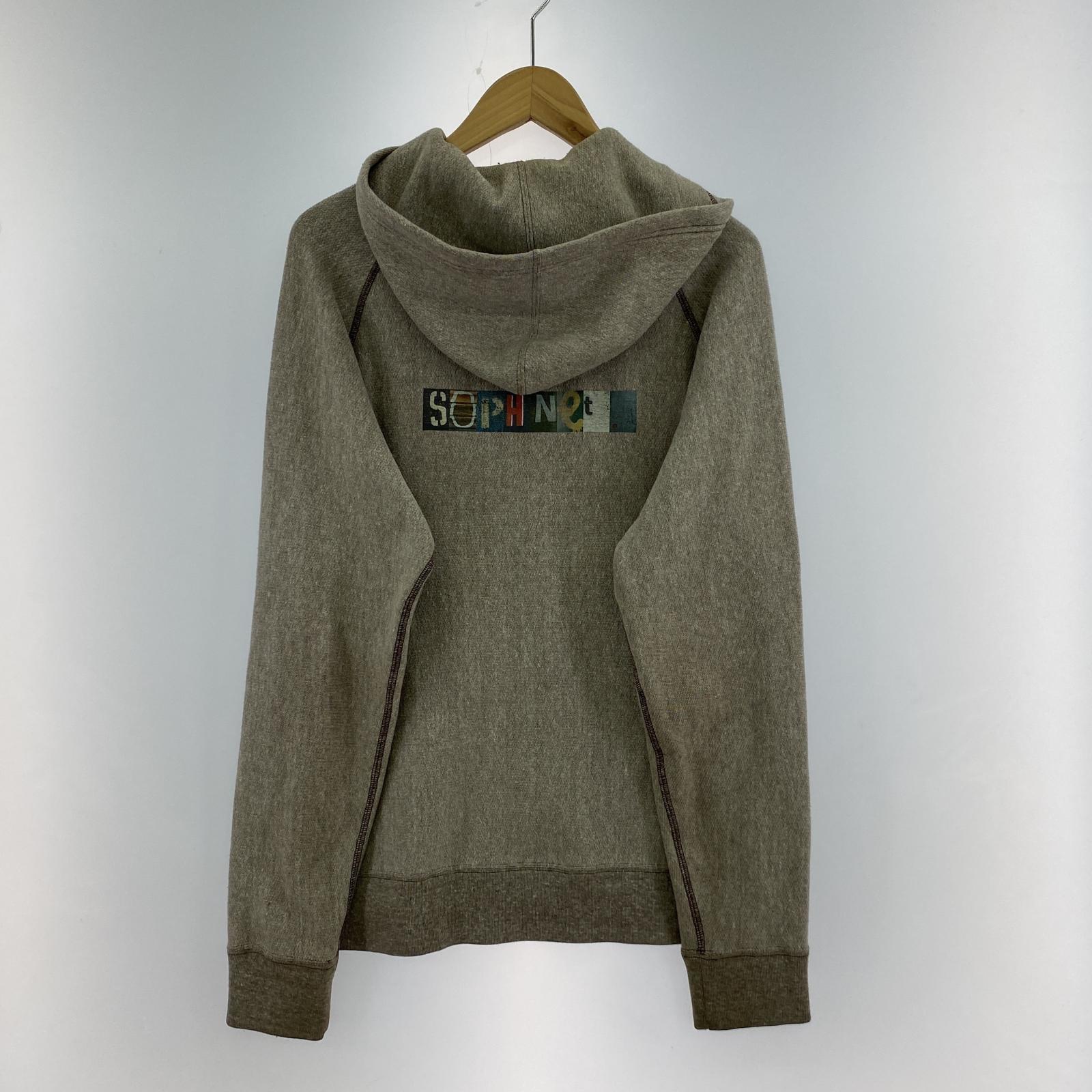 パーカー SOPHNET. パーカー(ジップアップ) M ブラウン