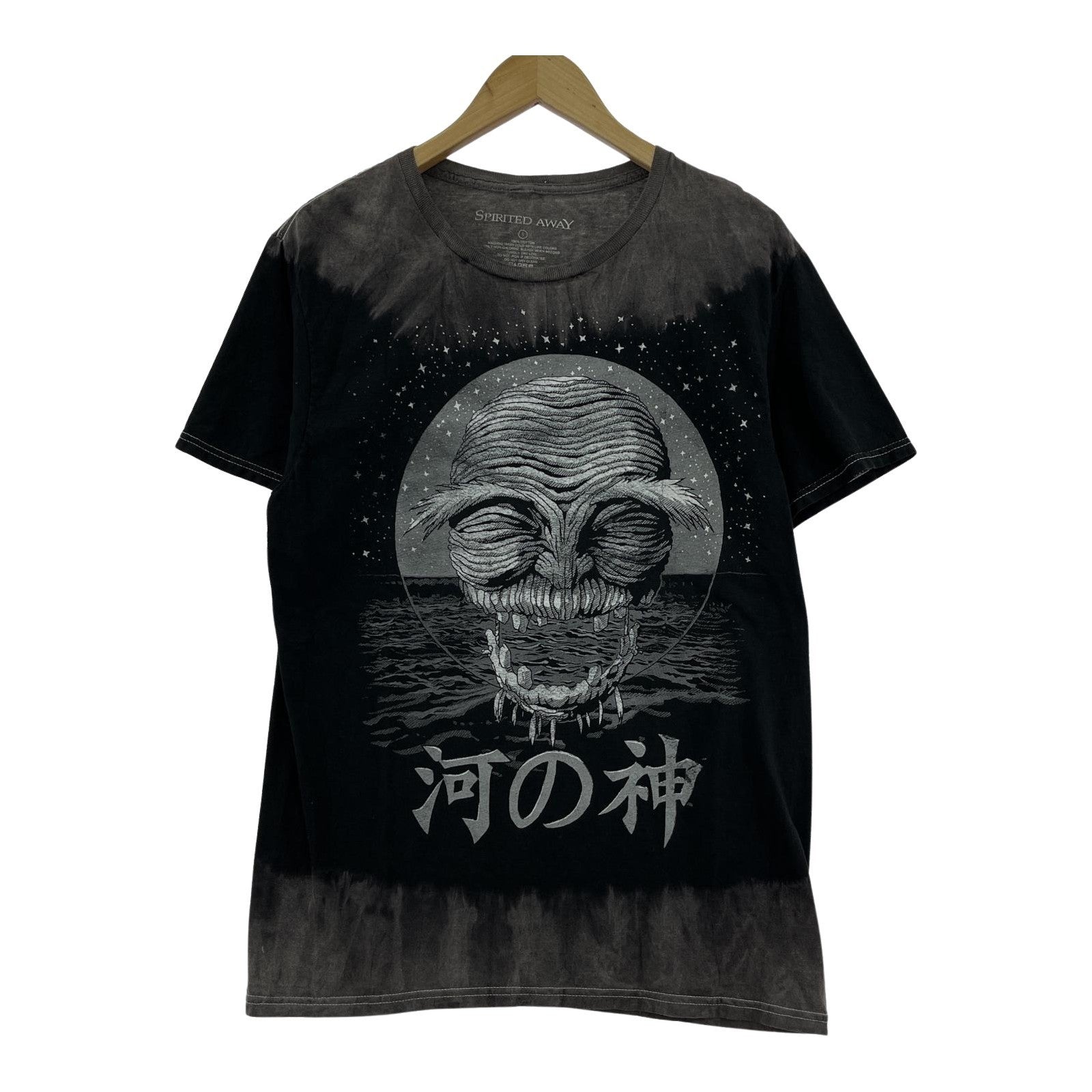 半袖Tシャツ 千と千尋の神隠し 河の神 S S ブラック