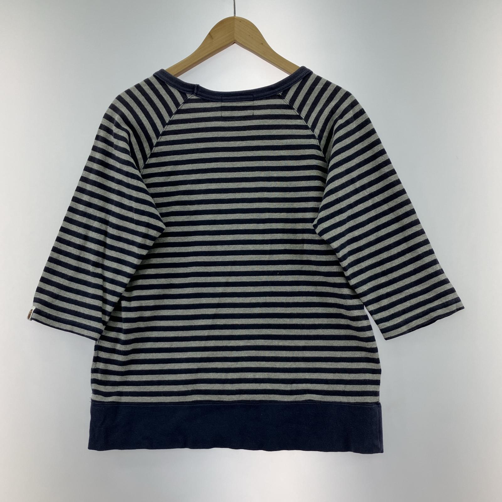 長袖Tシャツ 初期タグ/ボーダーカットソー (S) S