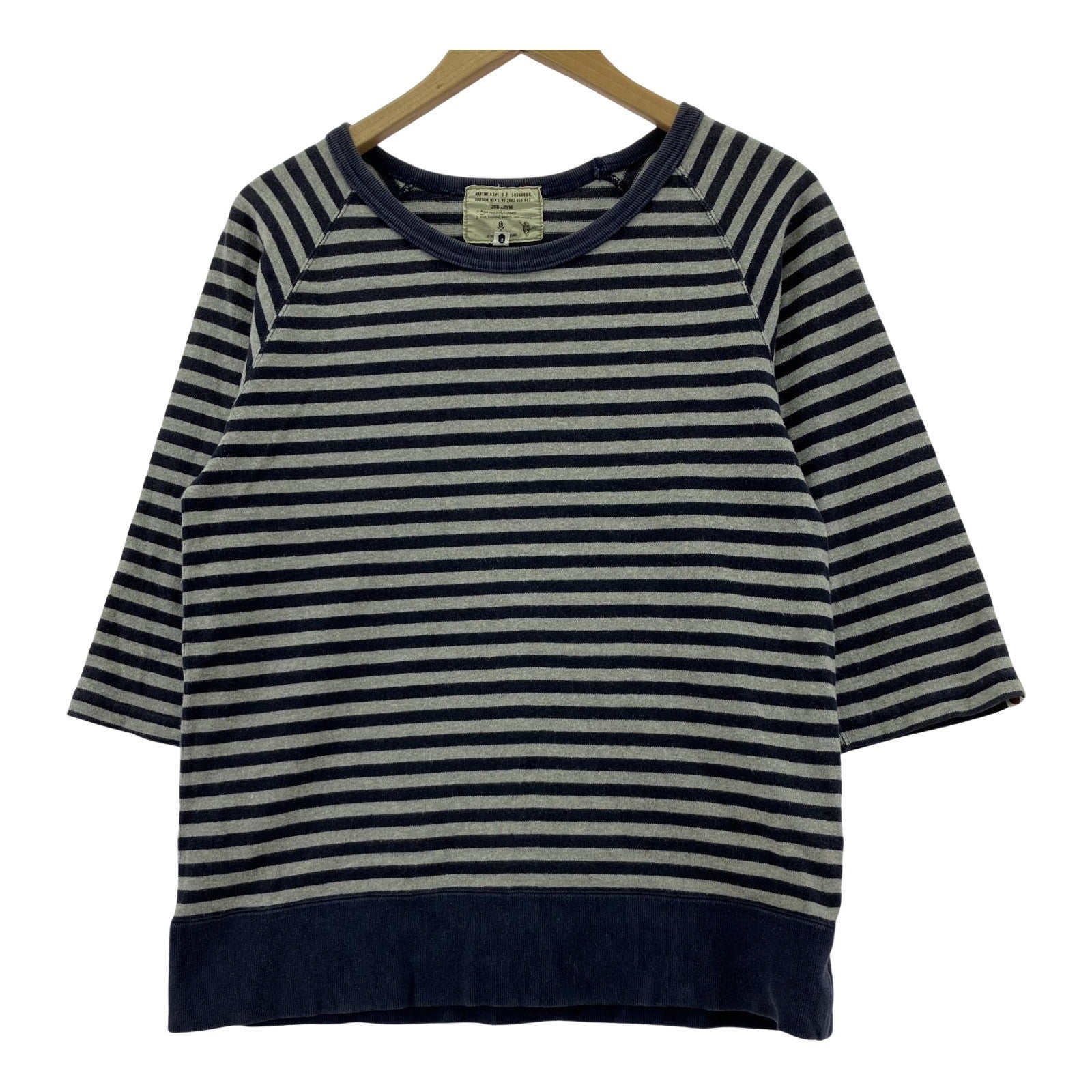 長袖Tシャツ 初期タグ/ボーダーカットソー (S) S