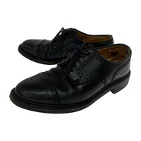 シューズ NEWBY ウィングチップ レザーシューズ 6 BLK ブラック