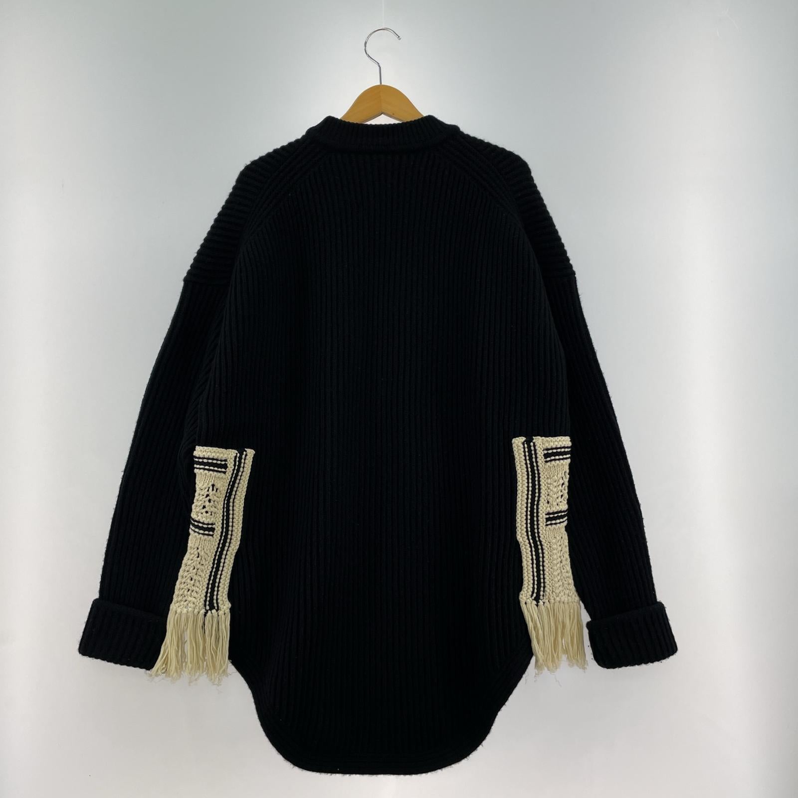ニット JIL SANDER 20AW SWEATER HN LS デザインニット 44 ブラック JSMR751008 MRY21048 44 ブラック
