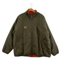 ブルゾン is-ness×1LDK REVERSIBLE FLEECE JACKET リバーシブルフリースジャケット - オレンジ×オリーブ M