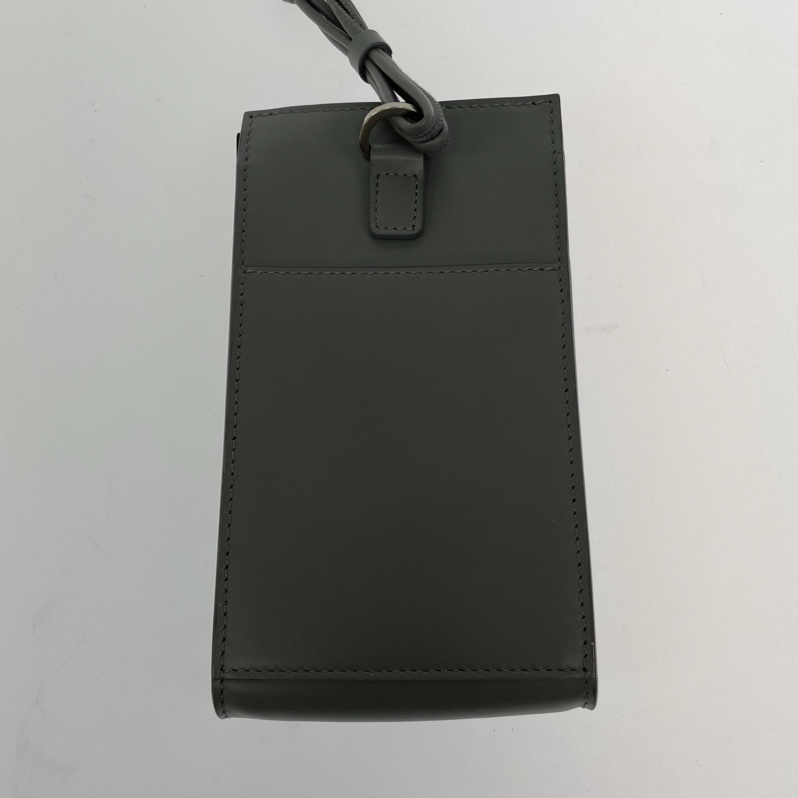 その他バッグ JIL SANDER TANGLE PHONE CASE ショルダー フォンポーチ グレー