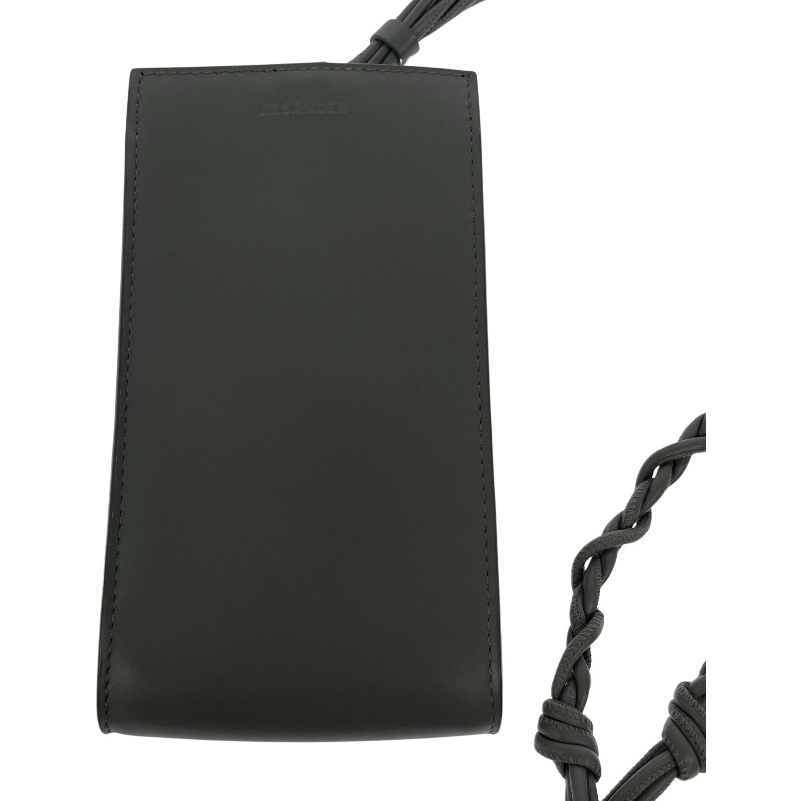 その他バッグ JIL SANDER TANGLE PHONE CASE ショルダー フォンポーチ グレー
