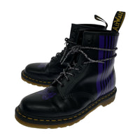 ブーツ NEEDLES STRIPE 8 EYE BOOT UK9 26.5cm (US8 1/2 UK8 EU43) ブラック