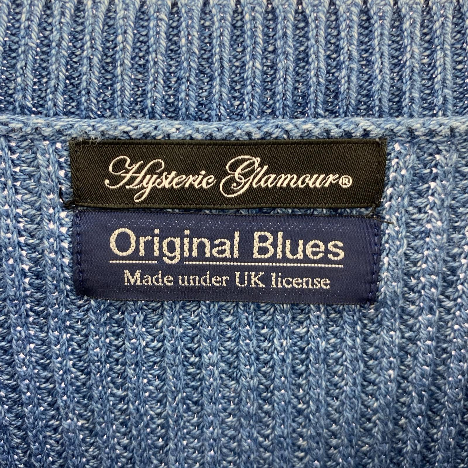 ニット original blues 青 フリー ブルー
