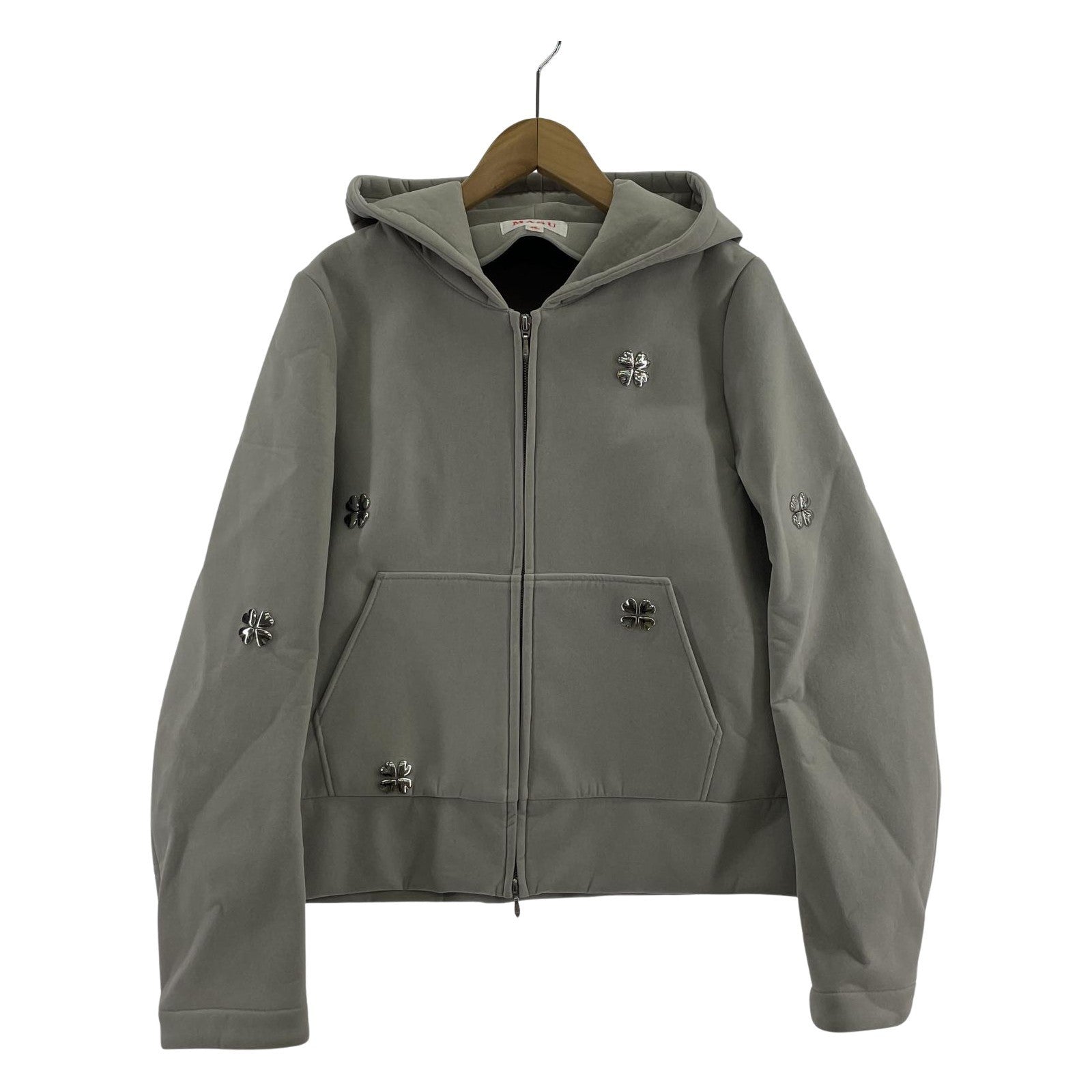 パーカー FLOCKY DOLL ZIP UP HOODIE 46 グレー