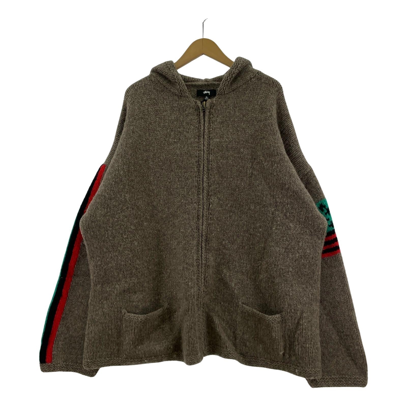 ジャケット ×DENIM TEAS ジップニットパーカー XL BEG