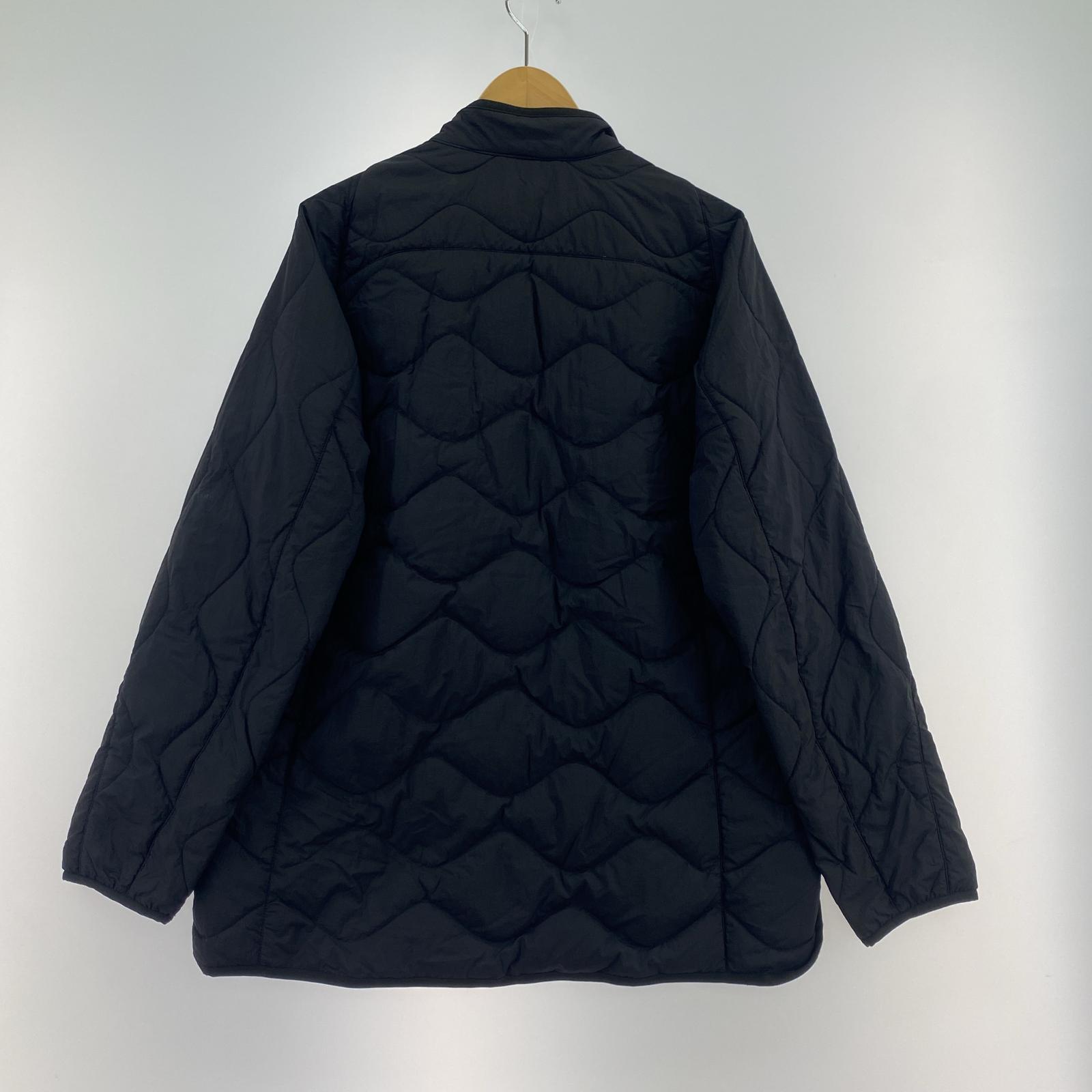 ジャケット ×UNIQLO キルティングジャケット 黒 L ブラック