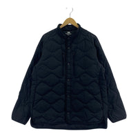 ジャケット ×UNIQLO キルティングジャケット 黒 L ブラック