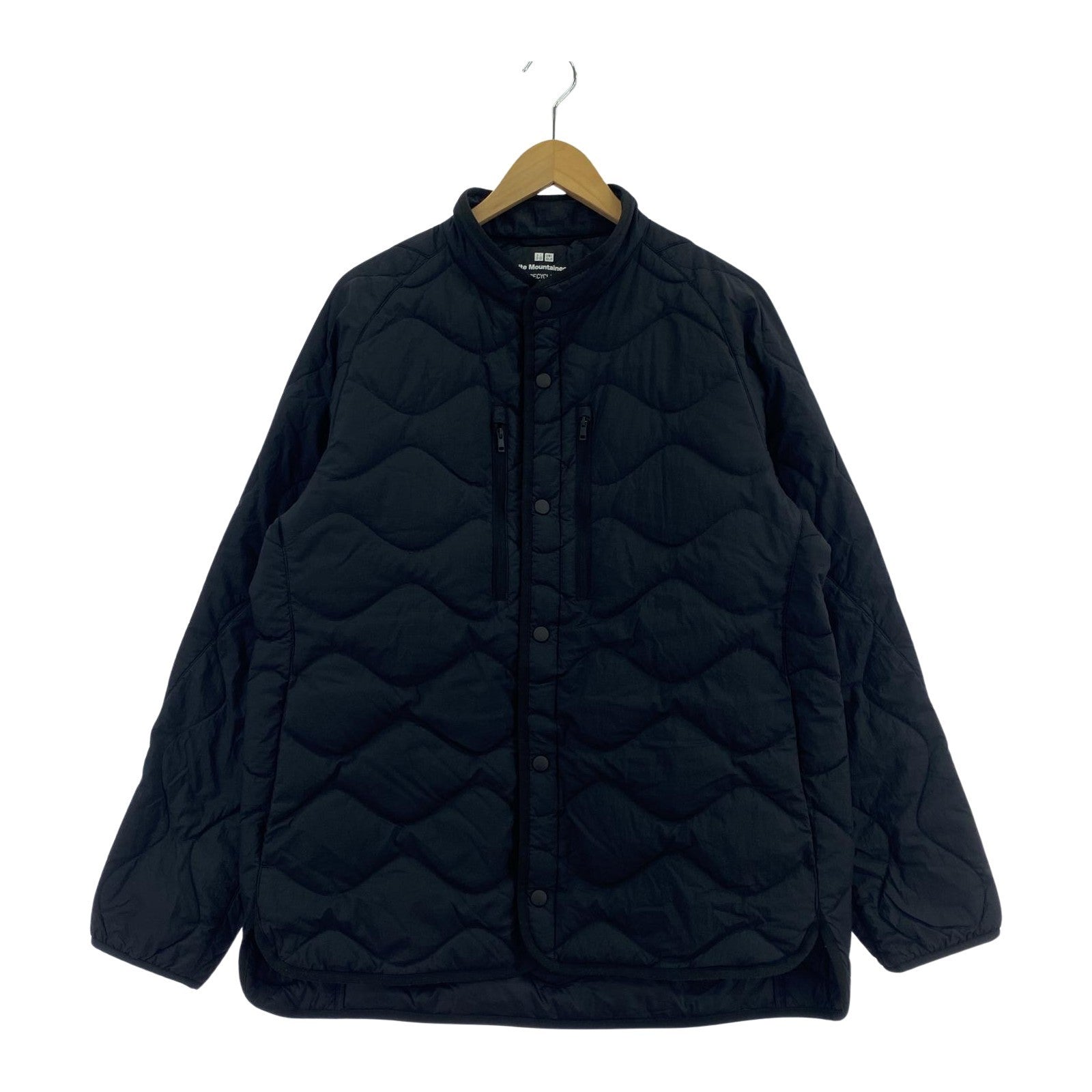 ジャケット ×UNIQLO キルティングジャケット 黒 L ブラック