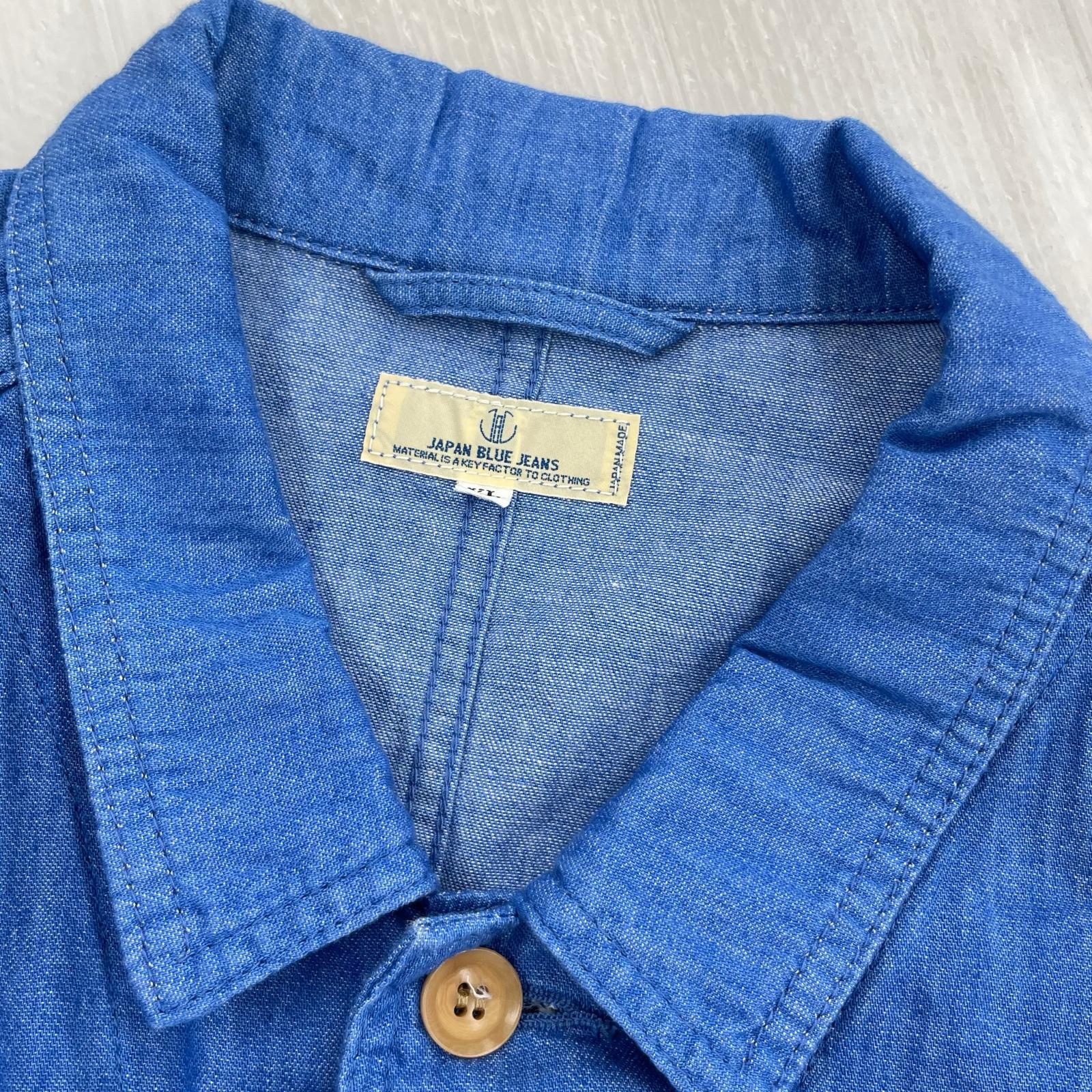 ジャケット JAPAN BLUE JEANS コート BLU XL ブルー