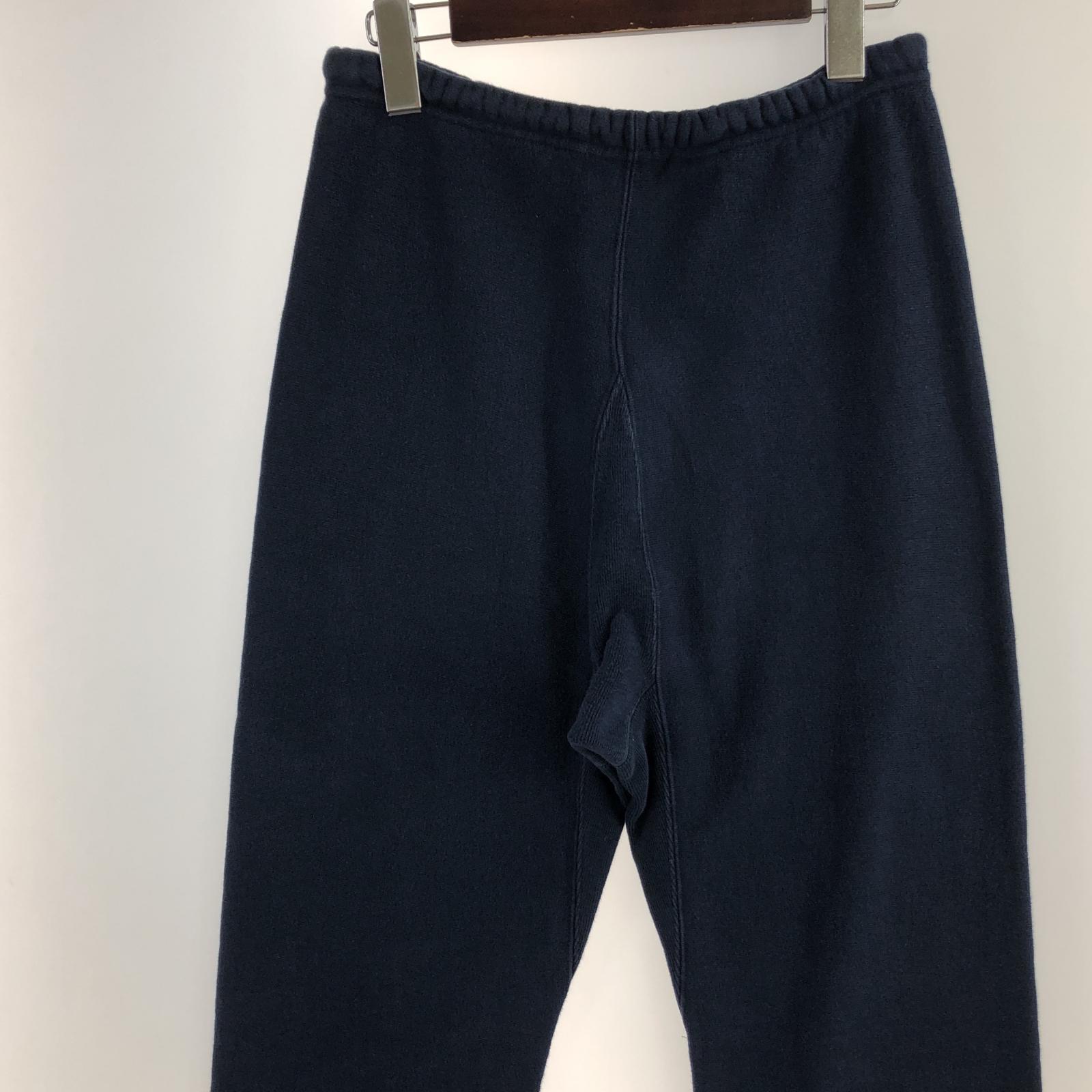 パンツ 90s リバース スウェットパンツ M ネイビー