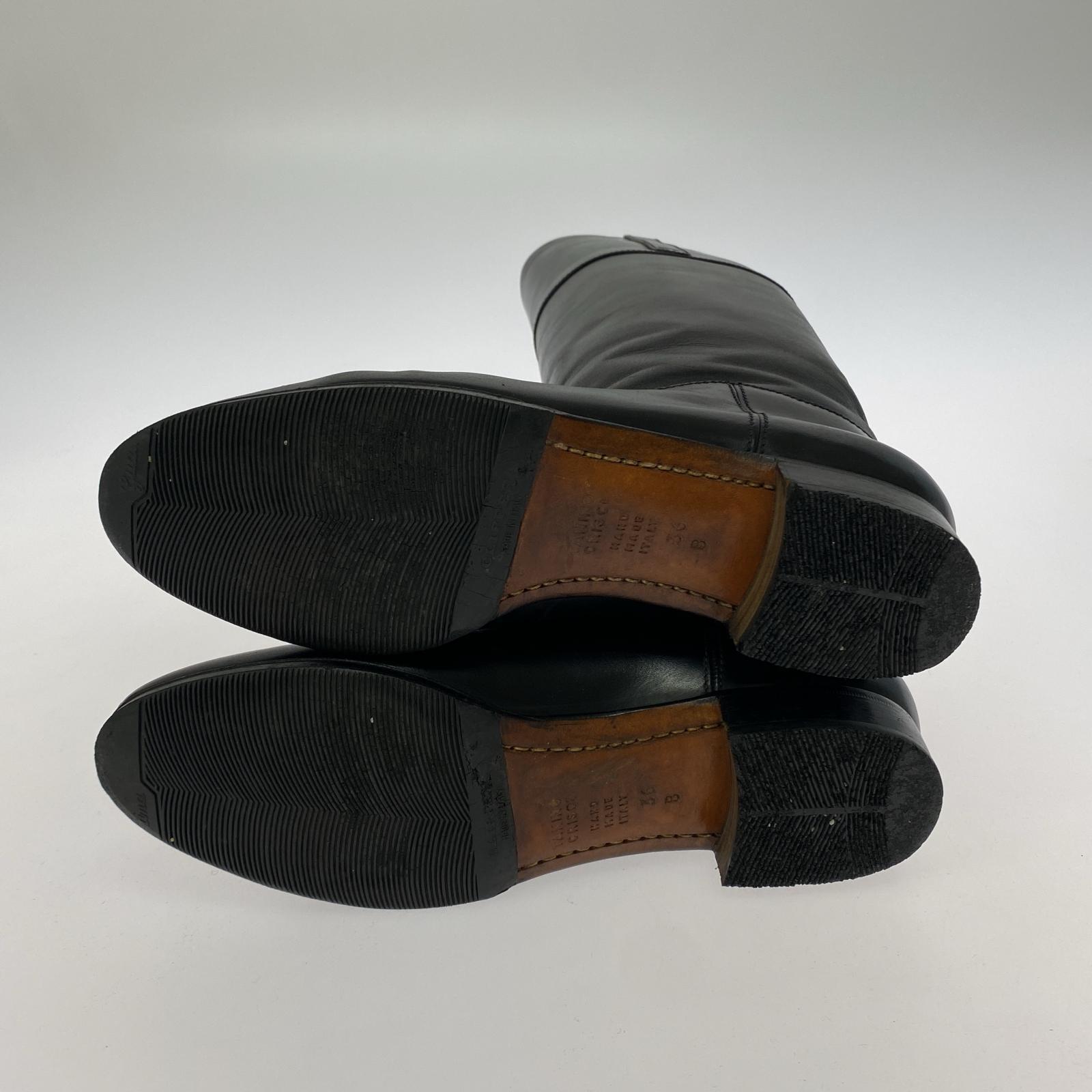 ブーツ TANINO CRISCI タニノクリスチー ロングブーツ 美品 36 ブラック