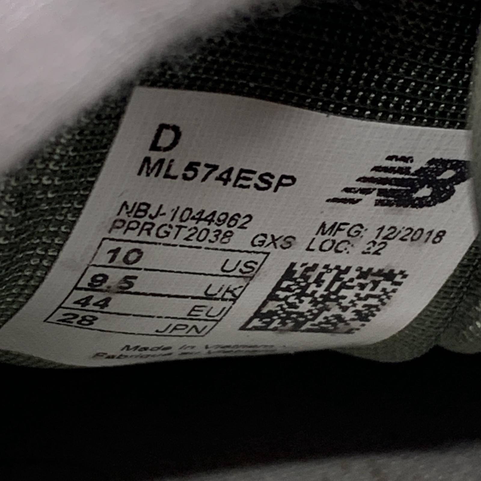 スニーカー ML574ESP(28.0) 28cm (US10 UK9 1/2 EU46)