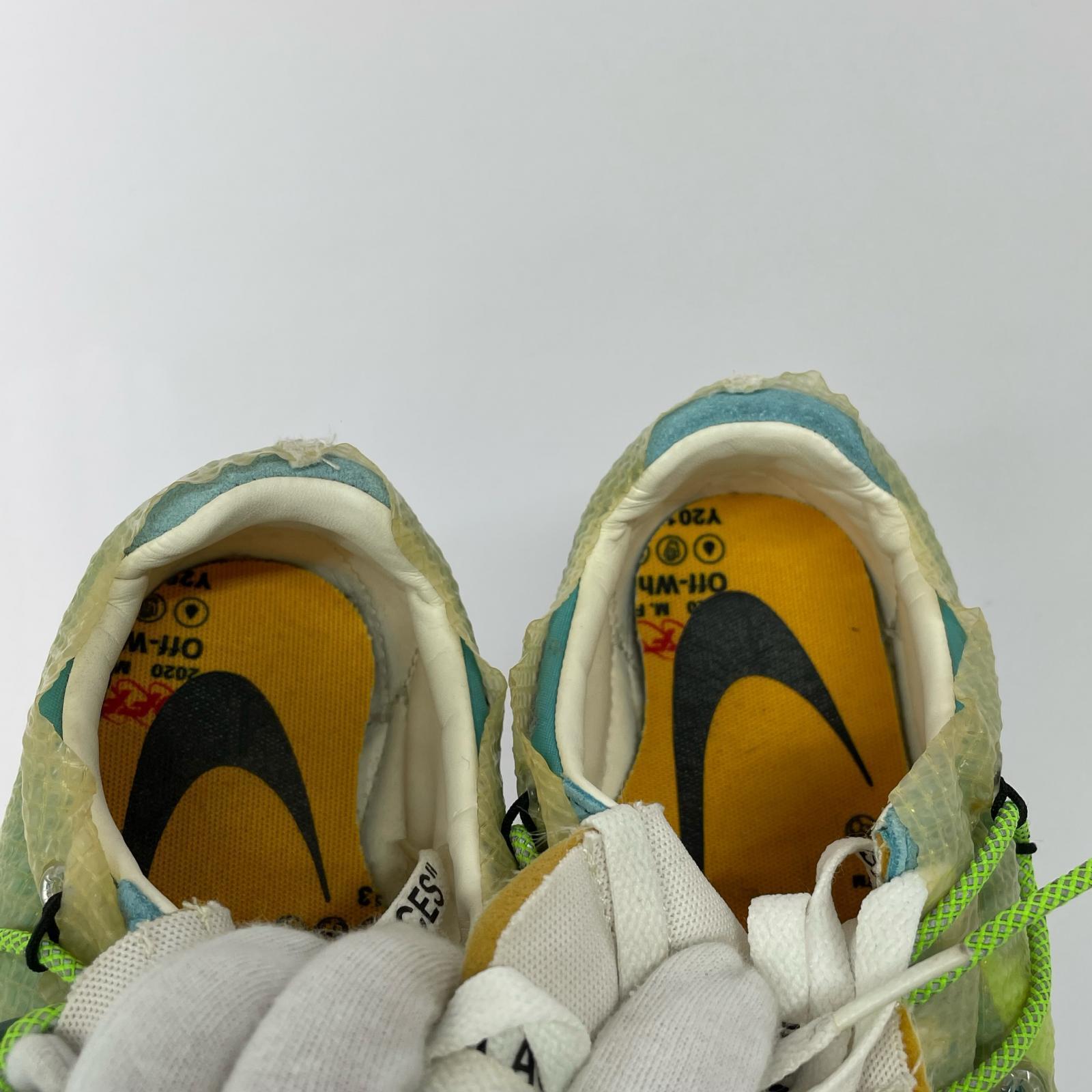 スニーカー ×Off-White WMNS Waffle Racer Vivid Sky 23.5cm (US5 1/2 UK5 EU37) グリーン
